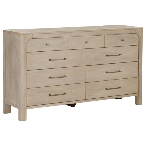 Solano 9-drawer Bedroom Dresser Cabinet Weathered Mango - 222523