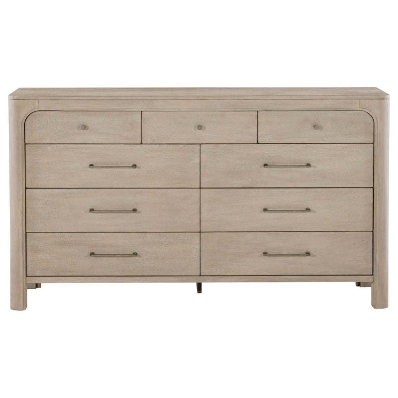 Solano 9-drawer Bedroom Dresser Cabinet Weathered Mango - 222523