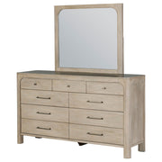Solano 9-drawer Bedroom Dresser with Mirror Weathered Mango - 222523M