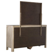 Solano 9-drawer Bedroom Dresser with Mirror Weathered Mango - 222523M