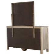 Solano 9-drawer Bedroom Dresser with Mirror Weathered Mango - 222523M