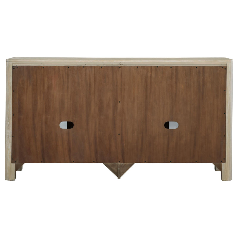 Solano Sliding Door Dining Sideboard Server Weathered Mango - 115505