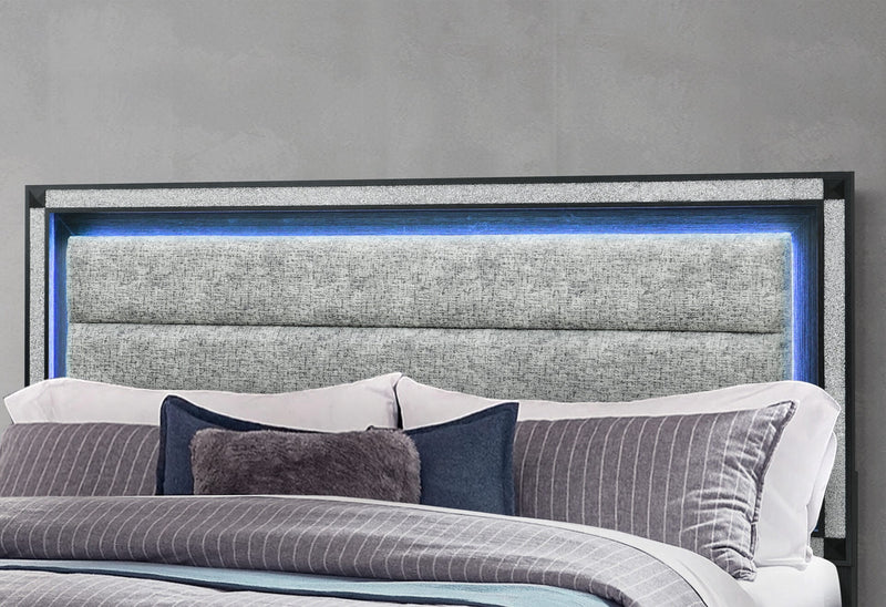 Soleil Charcoal King Bed Group - SOLEIL-CHARCOAL-KBG