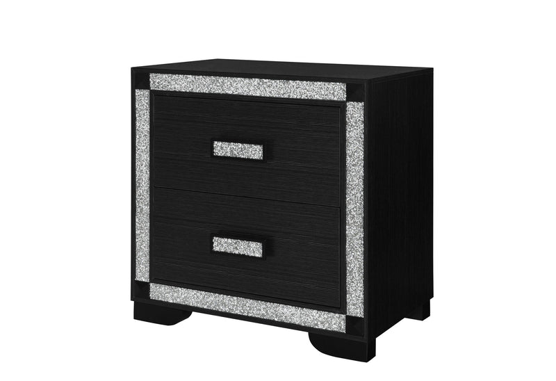 Soleil Charcoal Nightstand - SOLEIL-CHARCOAL-NS