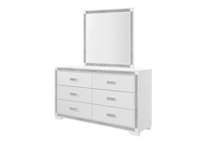 Soleil White Dresser - SOLEIL-WHITE-DR