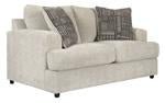 Soletren Stone Loveseat - Lara FurnitureLoveseat