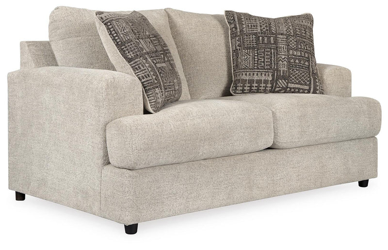 Soletren Stone Loveseat, Oversized Chair and Ottoman - 95104U14
