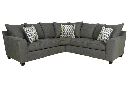 Soline - 2PC Gray Sectional - S573-Sectional