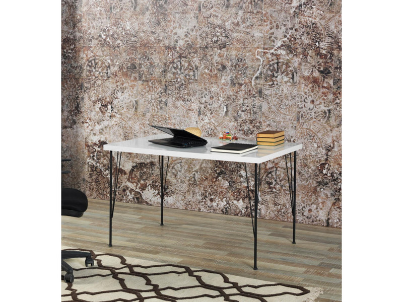 Solo Sudy Desk in White - 790-SOL-SD-WHI