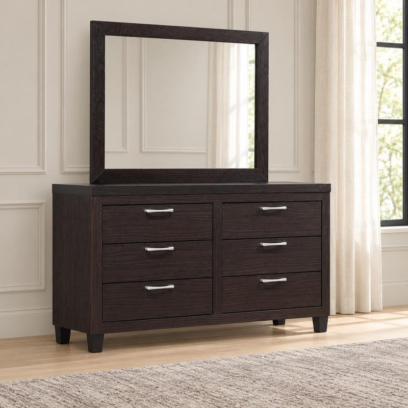 Sonoma - 6 Drawers Brown Dresser - B338-D
