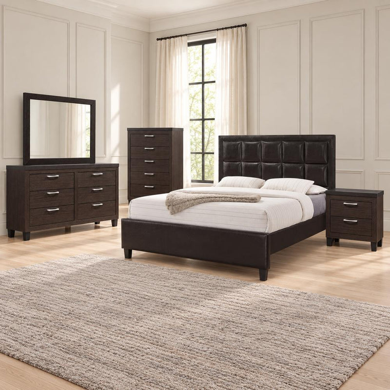 Sonoma - Brown Dresser, Mirror, Nightstand - B338-DMN