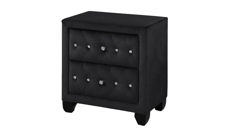 Sophia Nightstand Black - Sophia Nightstand Black