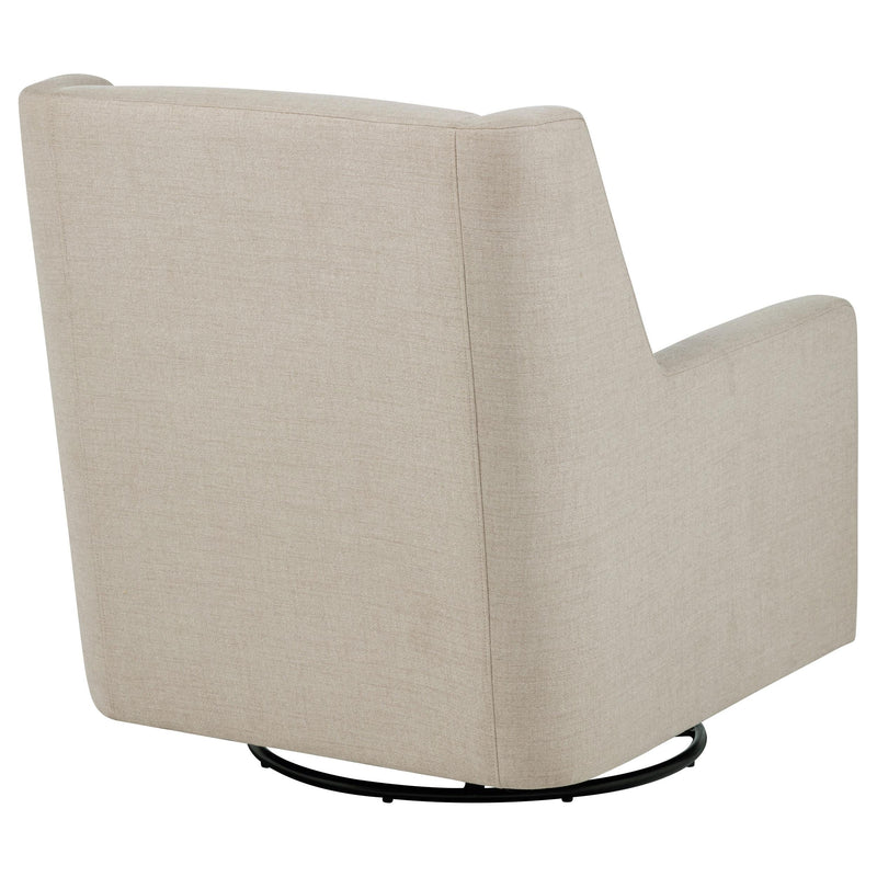 Sorrel Fabric Upholstered Swivel Glider Arm Chair Latte - 903930