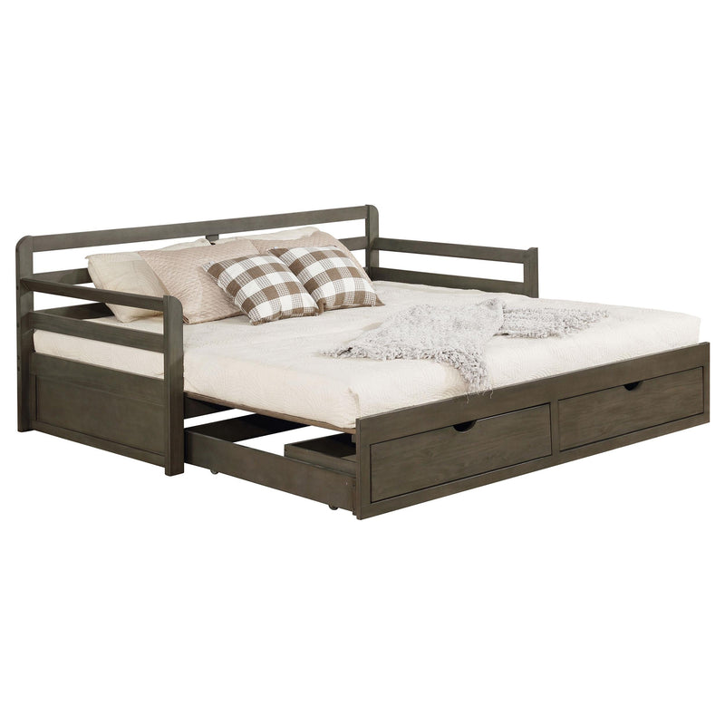 Sorrento 2-drawer Twin XL Daybed with Extension Trundle Grey - 305706