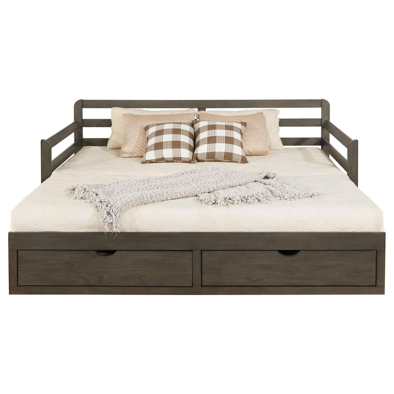Sorrento 2-drawer Twin XL Daybed with Extension Trundle Grey - 305706