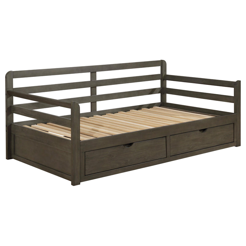 Sorrento 2-drawer Twin XL Daybed with Extension Trundle Grey - 305706