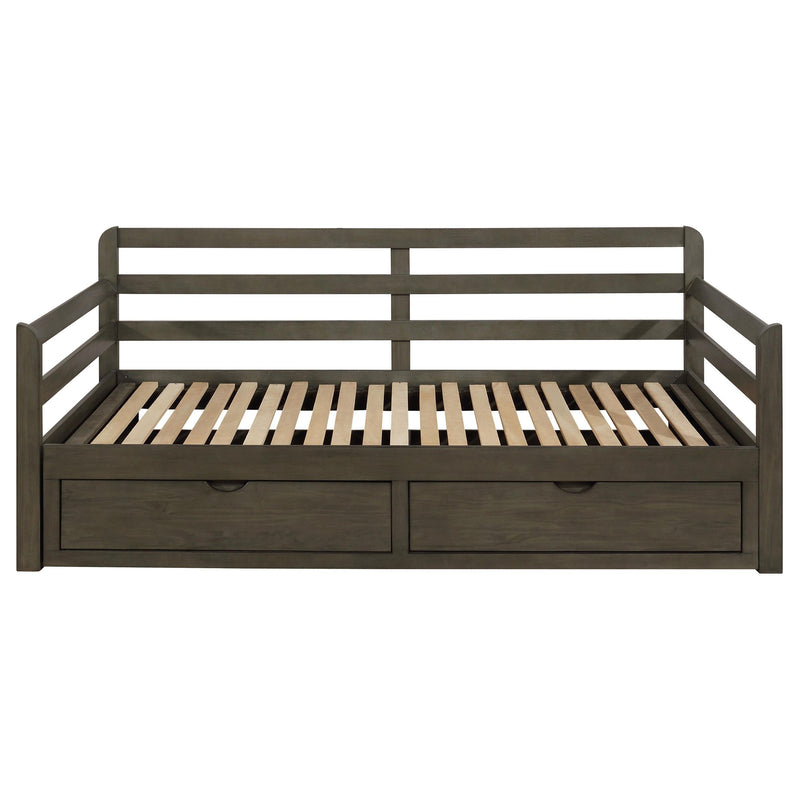 Sorrento 2-drawer Twin XL Daybed with Extension Trundle Grey - 305706