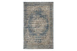South Blue/Beige 5' x 7' Rug - Gate FurnitureRugs