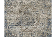 South Blue/Beige 8' x 10' Rug - Gate FurnitureRugs