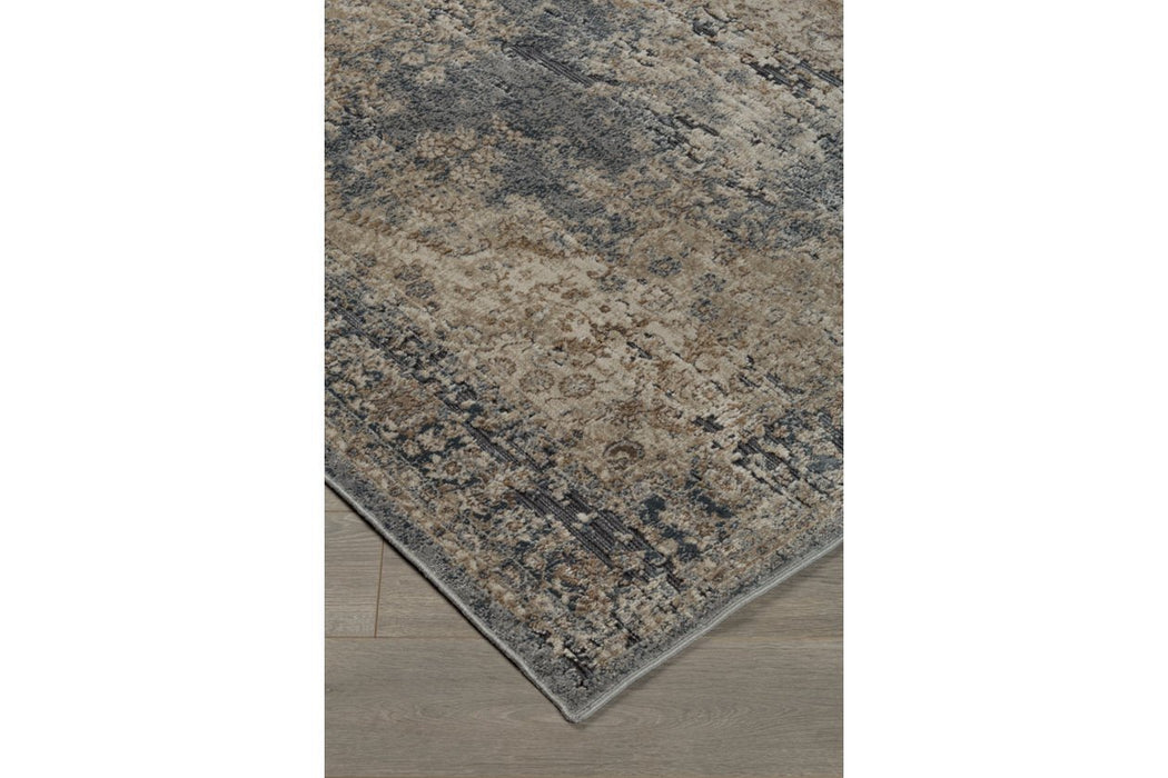 South Blue/Beige 8' x 10' Rug - Gate FurnitureRugs