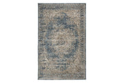 South Blue/Beige 8' x 10' Rug - Lara FurnitureRugs