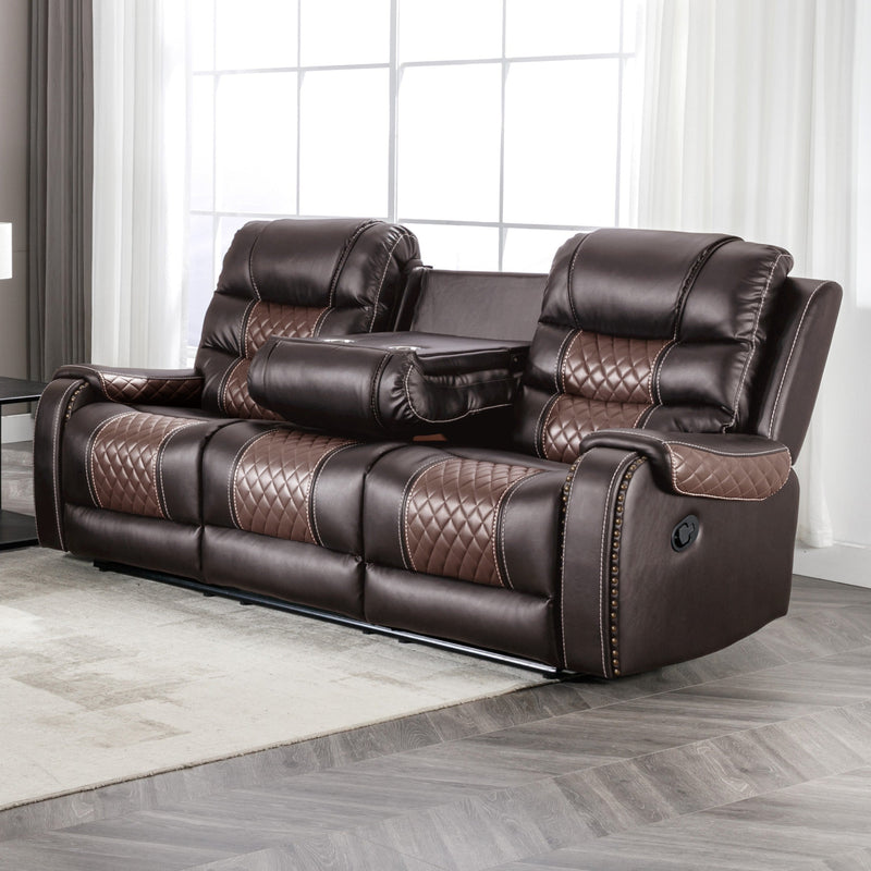 South Sarasota Brown Sofa & Loveseat & Chair - STH-SRST-BN-SLC