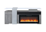 Zoro Grey 76″ Entertainment Unit With Bluetooth Speaker - ZORO-GREY-76″ EU W/ SPEAKER