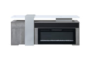 Zoro Grey 76″ Entertainment Unit With Bluetooth Speaker - ZORO-GREY-76″ EU W/ SPEAKER