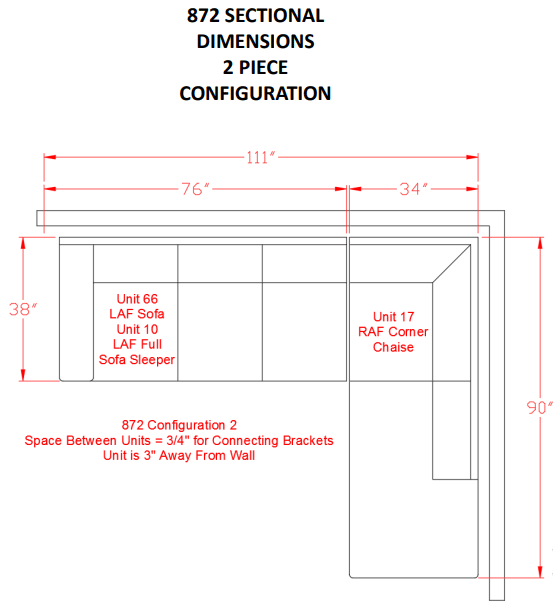 [SPECIAL] Altari Slate RAF Sectional - Gate Furniture