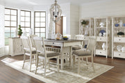 [SPECIAL] Bolanburg Antique White-Oak Counter Height Set - Lara Furniture