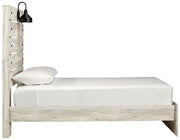 [SPECIAL] Cambeck Whitewash Twin Panel Bed - Lara Furniture