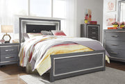 Lodanna Gray Youth LED Panel Bedroom Set - Lara FurnitureYouth Bedroom Set