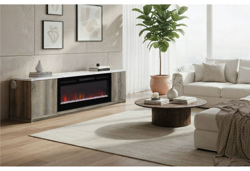 Maya Natural 71″ Entertainment Unit With Speaker - MAYA-NATURAL-71″ EU W/SPKR