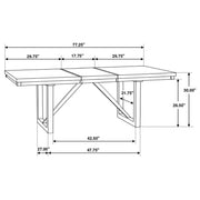 Spring Creek 5-piece Rectangular Dining Table Set Chocolate - 106581-S5