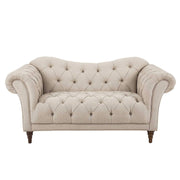 St. Claire Beige Loveseat - Lara FurnitureLoveseat