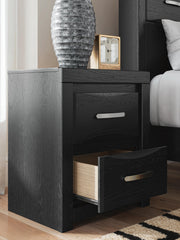 Stabotta Black Nightstand - PCB1755-92