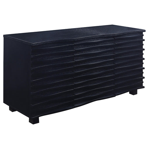 Stanton 3-drawer Sideboard Buffet Storage Cabinet Black - 102065