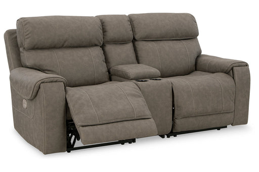 Starbot Fossil 2 - Piece Power Reclining Loveseat with Console - Gate FurniturePower Reclining Loveseat