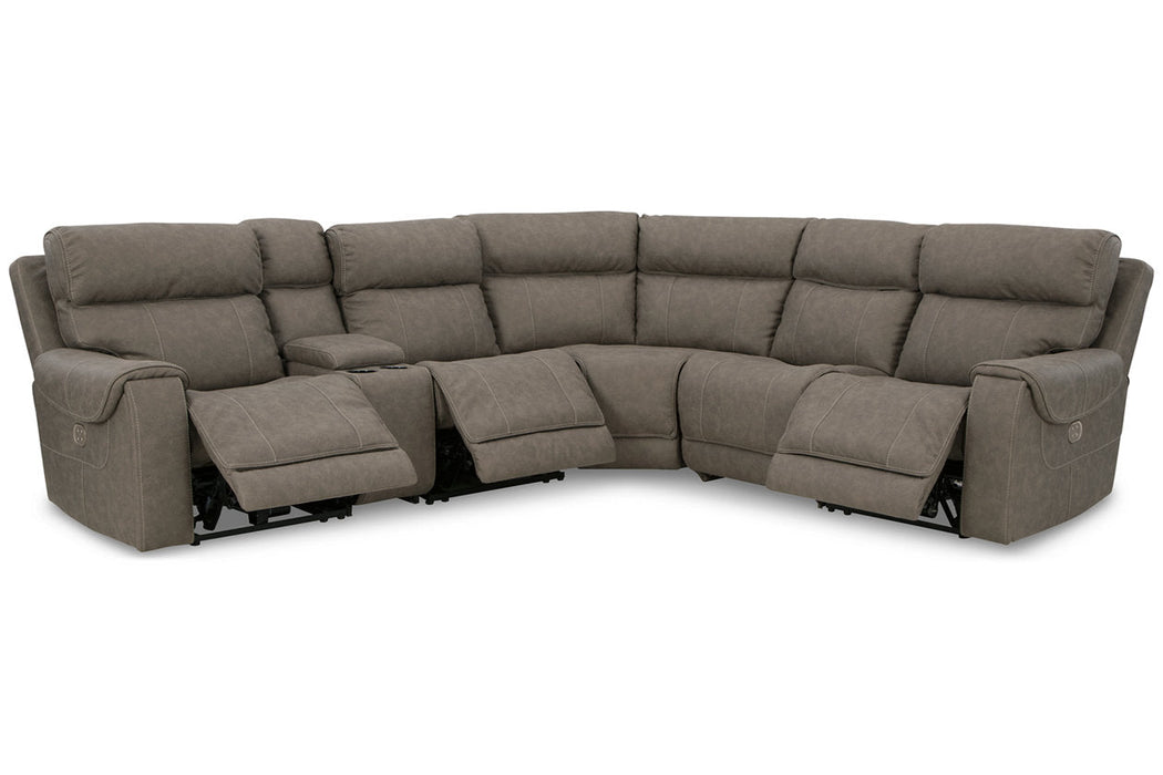 Starbot Fossil 6 - Piece Power Reclining Sectional - Gate FurniturePower Reclining Sectional