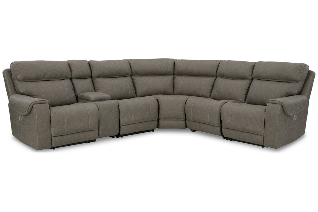 Starbot Fossil 6 - Piece Power Reclining Sectional - Gate FurniturePower Reclining Sectional