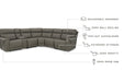 Starbot Fossil 7 - Piece Power Reclining Sectional - Gate FurniturePower Reclining Sectional