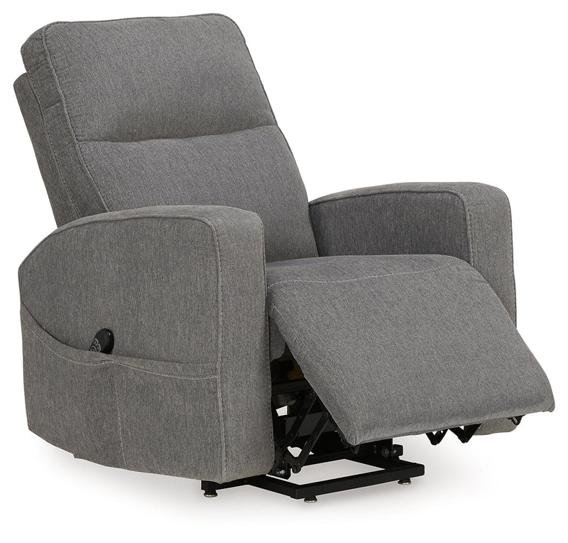 Starganza Gray Power Lift Recliner - 9370412