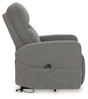 Starganza Gray Power Lift Recliner - 9370412