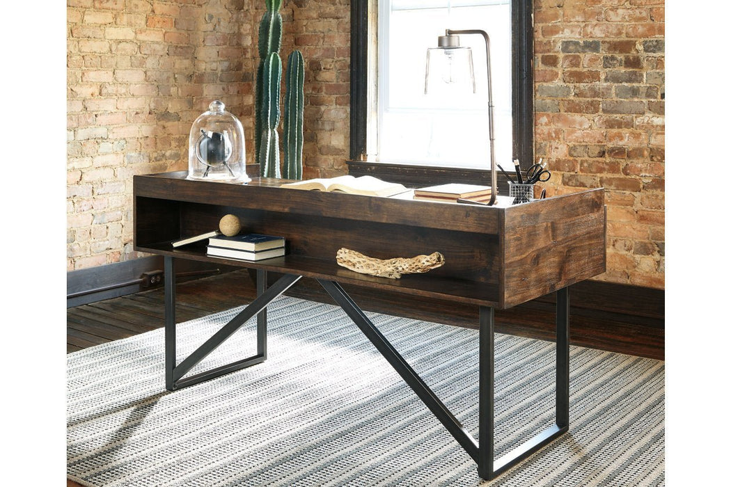 Starmore Brown 63" Home Office Desk - Gate FurnitureOffice Desks