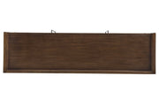 Starmore Brown 70" TV Stand with Electric Fireplace - Gate FurnitureTV Stand