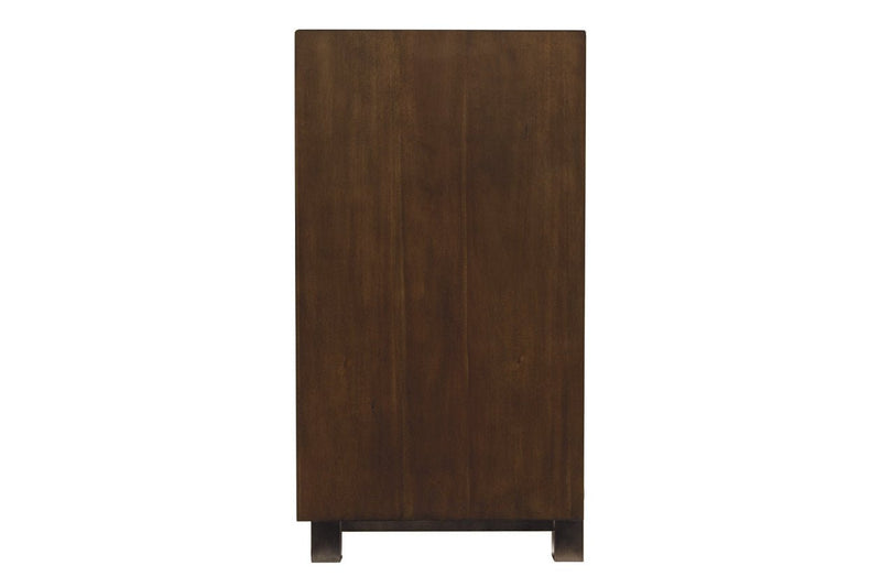 Starmore Brown 70" TV Stand with Electric Fireplace - Lara FurnitureTV Stand
