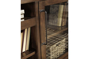 Starmore Brown 70" TV Stand with Electric Fireplace - Gate FurnitureTV Stand