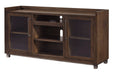 Starmore Brown 70" TV Stand with Electric Fireplace - Gate FurnitureTV Stand