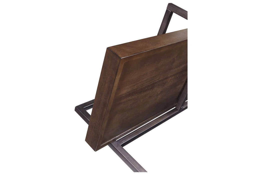 Starmore Brown/Gunmetal 3 - Piece Entertainment Center - Gate FurnitureEntertainment Center