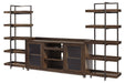Starmore Brown/Gunmetal 3 - Piece Entertainment Center - Gate FurnitureEntertainment Center